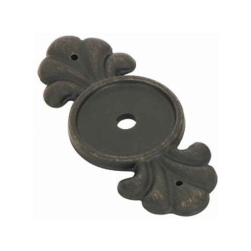 Emtek Emtek Tuscany Bronze Backplate for Cabinet Knob EMTEK-TUSCANY-BRONZE-BACKPLATE-FOR-CABINET-KNOB