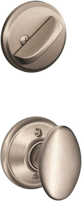 Schlage Residential F59 - Siena Knob Single Cylinder Interior Pack - Exterior Handleset Sold Separately