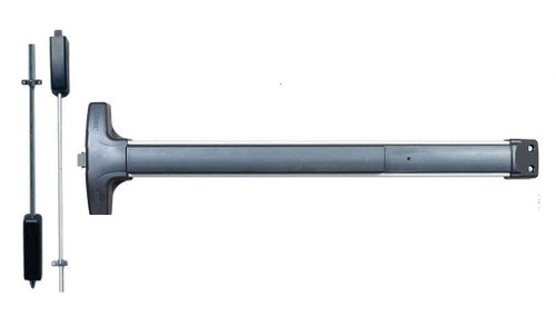 Detex Detex V5003PN/V5103PN Value Series Surface Vertical Rod Device, Key Retracts Latch Pull Trim DTX-V5003PN/V5103PN