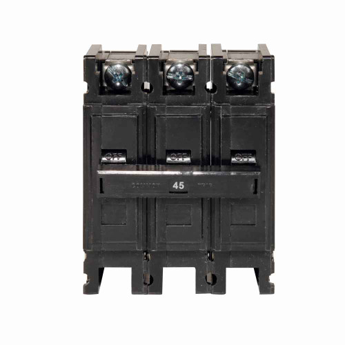 Eaton QC3045HS Quicklag Type QC Industrial Thermal-Magnetic Circuit Breaker,Industrial circuit breaker,45 A,10 kAIC,Three-pole,240 V,Thermal-magnetic,QC,Non-interchangeable,120, 208, 240 Vac/Vdc