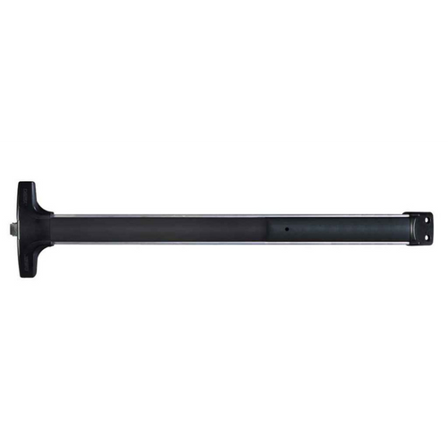 Detex V40xNS Series Narrow Stile Rim Exit Device with Key Retracts Latch Pull Trim