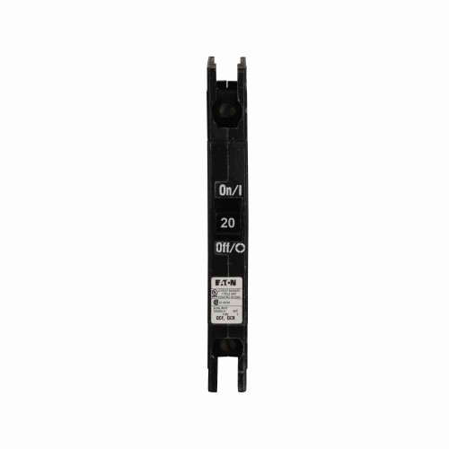 Eaton QCRH1020 Quicklag Type QCRH Industrial Thermal-Magnetic Circuit Breaker,Industrial circuit breaker,20 A,22 kAIC,Single-pole,120/240 V,Thermal-magnetic,Cable-in/cable-out,QCRH,Non-interchangeable