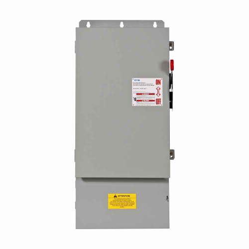 Eaton DH364NRKLC Quick Connect Safety Switch, Heavy Duty, Single-Throw, 200A, 600V,3P, Fusible with solid neutral, Series K, NEMA 3R, Cam-Lok