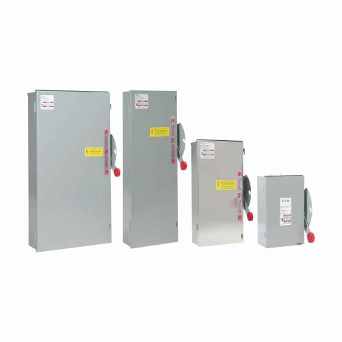 Eaton DT328FRK Heavy duty double-throw safety switch, 1200 A, NEMA 3R, Painted galvanized steel, Class L fuses, Fusible without neutral, Three-pole, Three-wire, K-series, 240 V