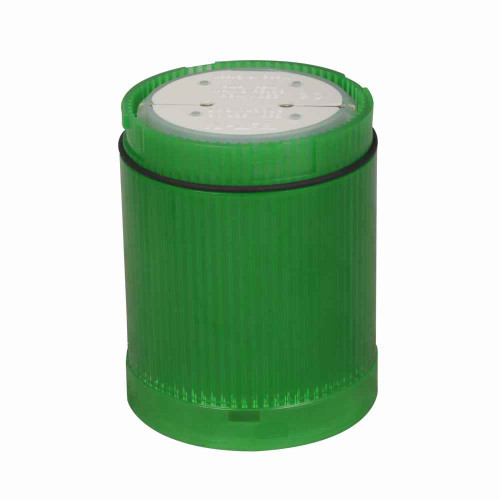 Eaton E26B3V3 E26 stacklight module, Incandescent Light Module, Standard or Flashing, 48 Vac/dc, Green incandescent