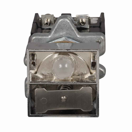Eaton E30DX4 E30, 30.5 mm, Square Multifunction, NEMA 3, 3R, 4, 12, 13, Illuminated, Momentary (bottom), Single button, Incandescent, full voltage light unit, 28 Vac/dc light unit, 28PSB