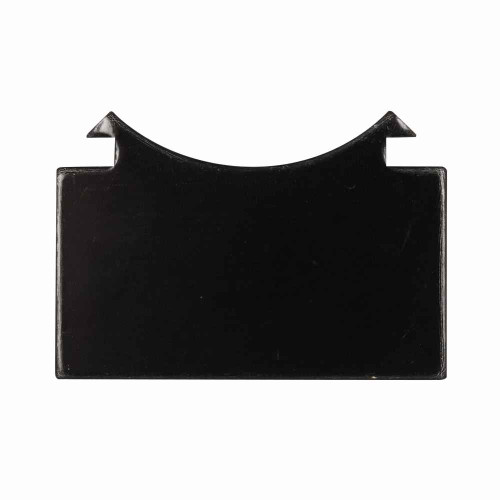 Eaton E30KM4 E30 pushbutton legend plate, E30 series, Square Multifunction Legend Plate, Black, Legend: Blank legend, Large, square