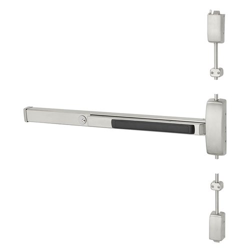 Sargent 8700 Series - (8740) Dummy Function with Freewheeling Trim Wide Stile Design Surface Vertical Rod Exit Device