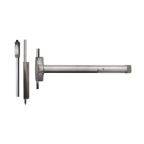 Detex 2702D Advantex 27 Series High Security Surface Vertical Rod Device, Dummy Lever Trim DTX-2702D