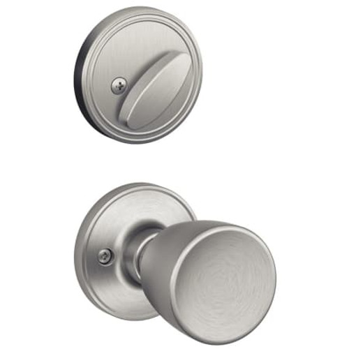 Schlage Residential JH59 - Single Cylinder Keyed Entry Interior Only Pack with Byron Knob