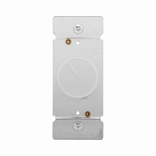 Eaton RFS15-W fan speed controller, Power failure memory, non-preset, 3-Speed, #16 AWG, 1.5A, 120V, Wire lead, Maintained closure, White, 60 Hz, Incandescent, halogen, 0° to 40°C, Single-pole, Polycarbonate