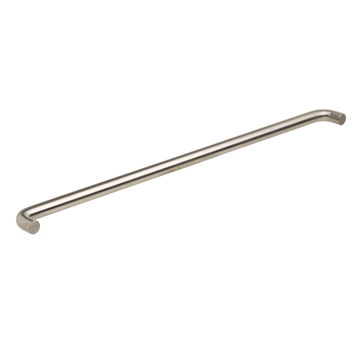 Ives 9100HD Heavy-Duty Solid Push Bar, 1" Round Profile, 2-1/2" Projection, 629 Bright Stainless Steel