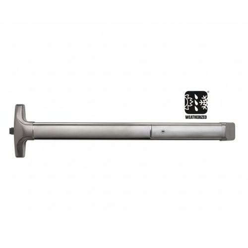 Detex Advantex 40xW Series Weatherized Narrow Stile Extra Heavy Duty Rim Exit Device