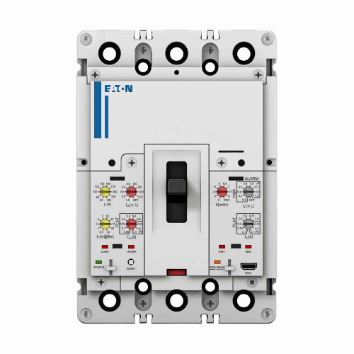 Eaton PDG24K0100D3DK Power Defense molded case circuit breaker, Globally Rated, Frame 2, Four Pole (100% N), 100A, 50kA/480V, PXR20D LSIG w/ Modbus RTU, CAM Link & Relays, Standard Terminals Line Only (PDG2X4T100)
