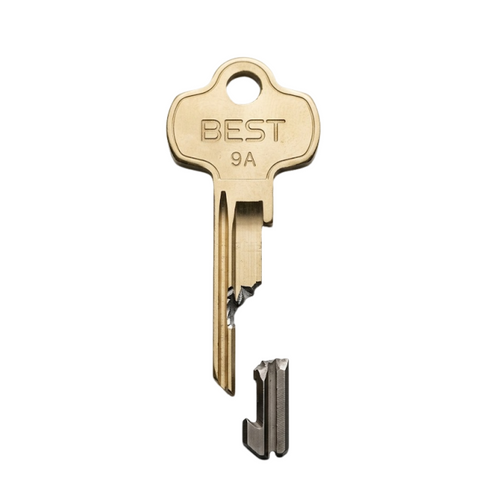 BEST Peaks 9AK Series Blockout Blade Blank Key for Advanced Key Control Systems