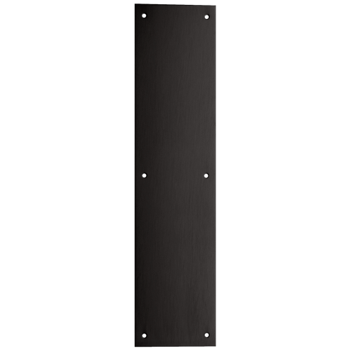 Ives 8200 Commercial Door Push Plate with Cylinder Cutout Option