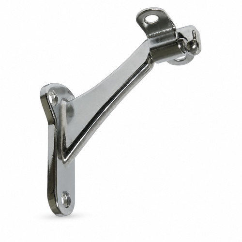 Cal-Royal Cal-Royal HDHB40 Heavy Duty Cast Aluminum Hand Rail Bracket, 3-1/4" Height, 1-7/16" Width, 3-1/4" Projection HDHB40