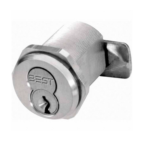 BEST 1ED Series Slabbed Direct Motion Mortise Cylinder 7-Pin with CORMAX Core, 1-5/32" Diameter