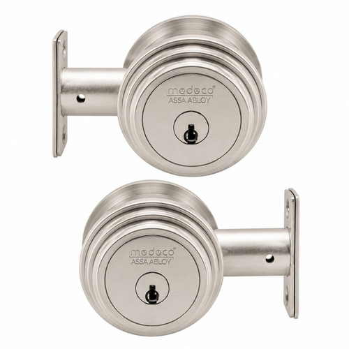 Medeco 11R53W Maxum Residential Double Cylinder Deadbolt, Biaxial, G3 Keyway, Captive Key