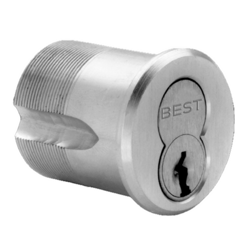 BEST 1EF Series Standard Lost Motion Mortise Cylinder with CORMAX Core, 1-5/32" Diameter