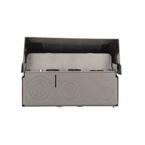Eaton CHU9N9NKNS pedestal mount, Unmetered, 20A, 20A, 20A, Non-ground fault, Non-ground fault, Non-ground fault, Top, Surface, Circuits: 4, NEMA 5-20R2GFI WRTR, NEMA 5-20R2GFI WRTR, NEMA 6-20R2 WR, 3, 3, 3, 125V, 125V, 250V