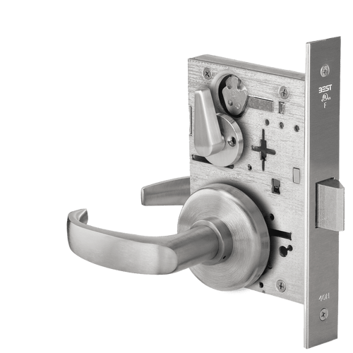 BEST BEST 45H Series (LT - Privacy Function) - Rose Trim Heavy Duty Mortise Lock, Non-Keyed BES-45H-LT-RS