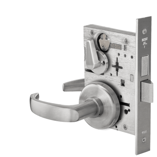 BEST BEST 45H Series (LB - Privacy Function) - Rose Trim Heavy Duty Mortise Lock, Non-Keyed BES-45H-LB-RS