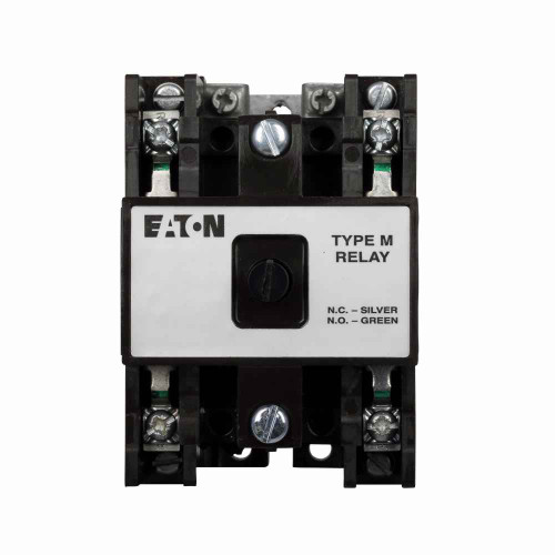 Eaton D26MR04D D26 Series AC Relay, Four-pole, 550/600V coil voltage, 50/60 Hz, 4NC contact configuration, 0 blank cavities