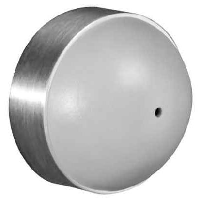 Rockwood RM860 convex wall mounted door stop, 626 satin chrome finish