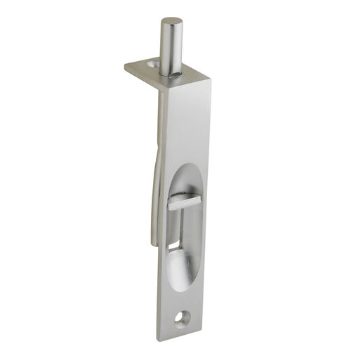 Ives 261 Manual Flush Bolt 4 in. with 3/4 in. throw, 626 Satin Chrome finish, front view