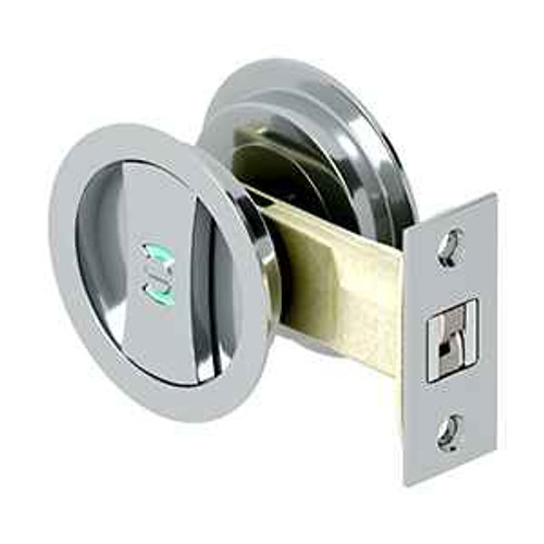 Deltana Deltana SDRL218 Sliding Door Round Privacy Lock (2-1/8") DEL-SDRL218