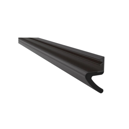 Pemko Q Series Kerf-In Weatherstrip with Extended Flange 1-1/4 inch x 3/16 inch Fire Rated - product profile view