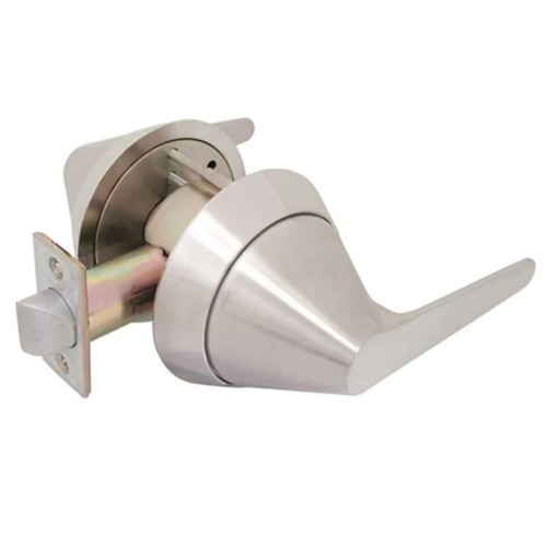 TownSteel TownSteel TRX-L-75 Passage Function - Satin Stainless Steel Heavy Duty Ligature Resistant Lever Cylindrical Lockset TWS-TRX-L-75
