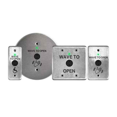 BEA MS51W Series product lineup chart showing all four form-factor models (Single-Gang, Double-Gang, Round, Jamb) and additional SKU options with descriptions