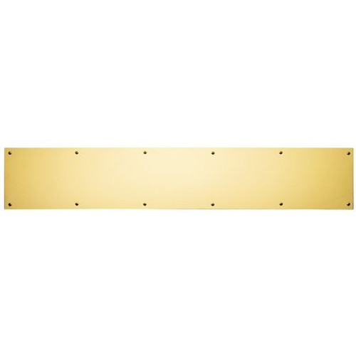 Rockwood Rockwood K1050 Standard Duty Metal Kick Plate with Countersunk Holes in ROC-K1050-US3