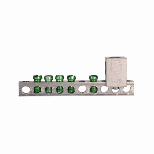 Eaton GBK520CS CH Loadcenter and Breaker Accessories - 5 Terminal Ground Bar Clamshell,Clamshell pack,Ground bar kit,(1) #2/0 lug,CH,5 terminals,Quantity: 6 Eaton GBK520CS CH Loadcenter and Breaker Accessories - 5 Terminal Ground Bar Clamshell,Clamshell pack,Ground bar kit,(1) #2/0 lug,CH,5 terminals,Quantity: 6