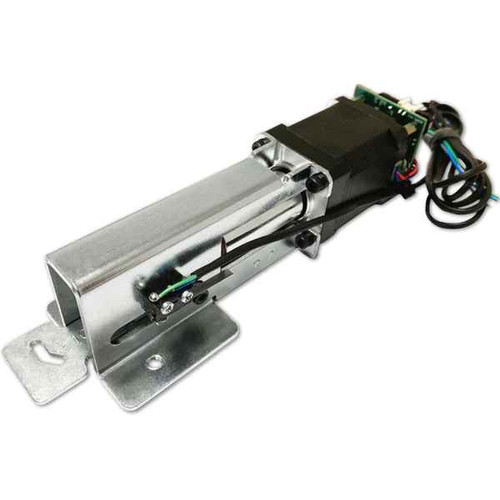Command Access MLRK1-YAL6 Motorized Latch Retraction Kit for Yale 6000 Series Exit Device - angled view showing motor assembly, mounting bracket, and wiring harness