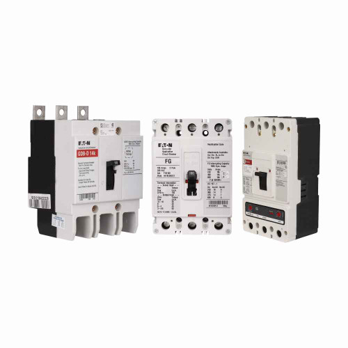 Eaton GHB2045 Series C complete molded case circuit breaker, G-frame, GHB, Complete breaker, Fixed thermal, Fixed magnetic trip type, Two-pole, 45 A, 480Y/277 Vac, 125/250 Vdc, 65 kAIC at 240 Vac, 14 kAIC at 480Y/277 Vac, 50/60 Hz