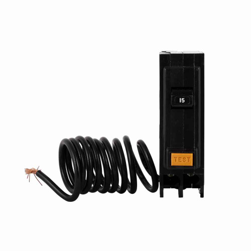 Eaton GFXB115B2 BR GFCI circuit breaker,Industrial international rated thermal-magnetic circuit breaker,15 A,3 kAIC,Single-pole,240/415 V,GFXB,Non-Interchangeable,Plug-on,GFI