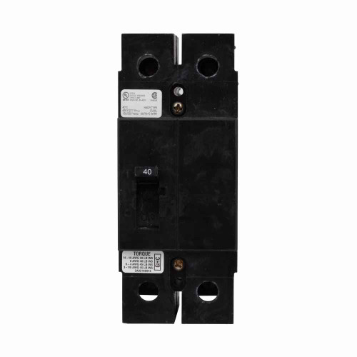 Eaton GHC2030A3 Series C complete molded case circuit breaker, G-frame, GHC, Fixed thermal, fixed magnetic trip, Two-pole, 30A, 480Y/277 Vac, 125/250 Vdc, 65 kAIC at 240 Vac, 14 kAIC at 480Y/277 Vac, 1A-1B with right pigtail, 50/60 Hz Eaton GHC2030A3 Series C complete molded case circuit breaker, G-frame, GHC, Fixed thermal, fixed magnetic trip, Two-pole, 30A, 480Y/277 Vac, 125/250 Vdc, 65 kAIC at 240 Vac, 14 kAIC at 480Y/277 Vac, 1A-1B with right pigtail, 50/60 Hz