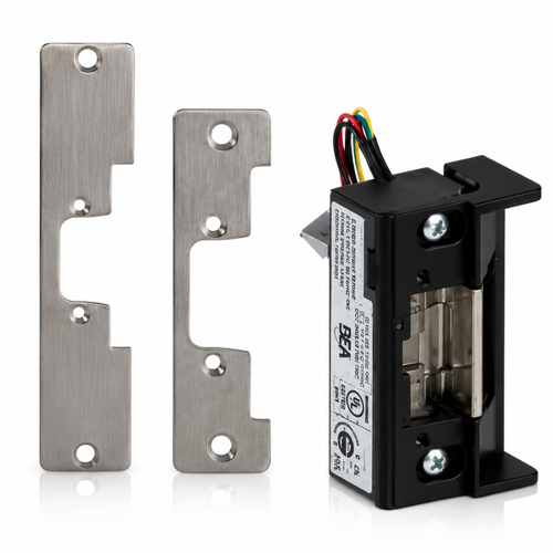 BEA 10STRIKECU Universal Cylindrical Electric Strike with 12/24 VDC/VAC Operation