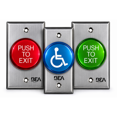 BEA 10ACPBDAX Pneumatic Access Control Push Button with Adjustable Time Delay
