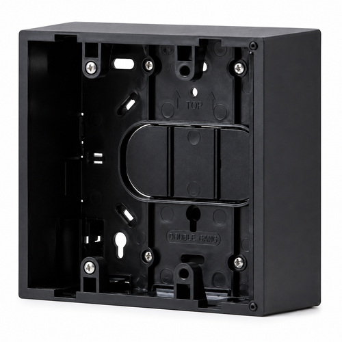 BEA 10BOXDGSM Double Gang Surface Mount Box for Push Plates and Touchless Actuators