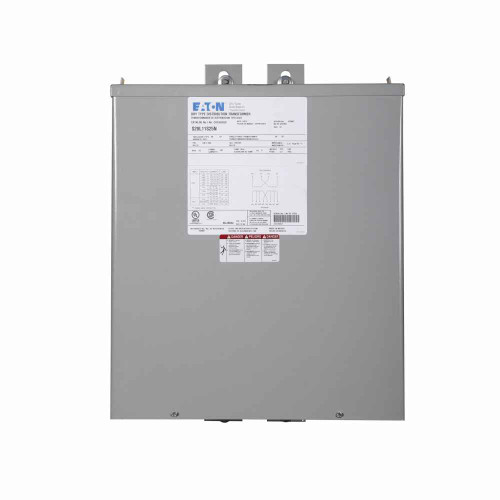 Eaton S20N11S25N Eaton, general purpose encapsulated transformer, ep, single-phase, pv: 240 x 480v, taps: none, sv: 120/240v, 115°c, 25 kva, al windings, frame: 182, indoor-outdoor-