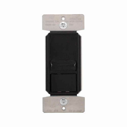 Eaton SFS15P-BK fan speed controller, No neutral required, #14 -12 AWG, Flush, 120 Vac, Back and side, Maintained, Black, 60 Hz, Fan, Single-pole, Three-way, Single-phase, Polycarbonate, 1.5A 713064 Eaton SFS15P-BK fan speed controller, No neutral required, #14 -12 AWG, Flush, 120 Vac, Back and side, Maintained, Black, 60 Hz, Fan, Single-pole, Three-way, Single-phase, Polycarbonate, 1.5A 713064