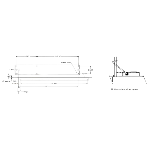 Falcon 8230-3034 Track Roller for 8230 Series Automatic Operators