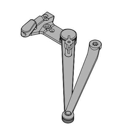 Falcon SC60A-3049SS Hold-Open Spring-n-Stop Arm for SC60A Series Door Closers