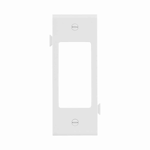 Eaton STC26W Sectional wallplate, Center piece, White, Decorator Cutout, Polycarbonate, Single- gang, Mid-size