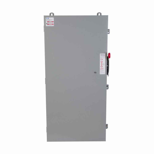 Eaton STS365ND1 shunt trip safety switch, 400 A, Three pole, 600 Vac, 250 Vdc, 24 V, NEMA 12, NEMA 3R, Fusible, 600 V
