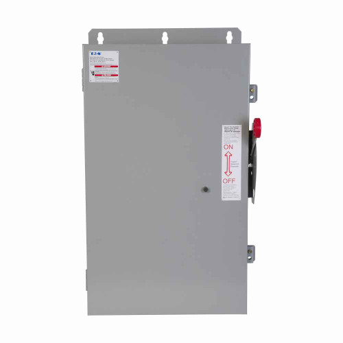 Eaton STS364FP1 shunt trip safety switch, 200 A, Three-pole, 600 Vac, 250 Vdc, 24 V, NEMA 4, Painted steel, Fusible, 600 V Eaton STS364FP1 shunt trip safety switch, 200 A, Three-pole, 600 Vac, 250 Vdc, 24 V, NEMA 4, Painted steel, Fusible, 600 V